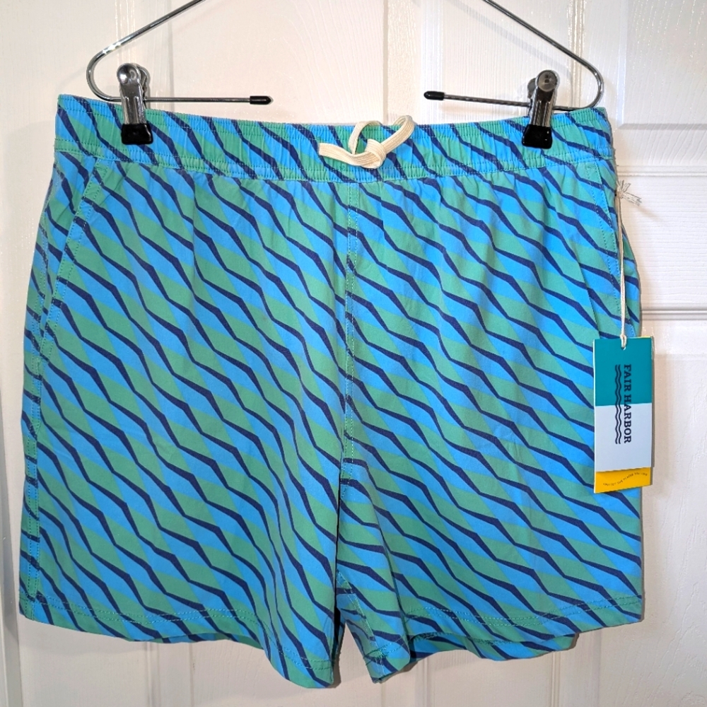 NWT Fair Harbor Bungalow Men's Swim Trunk Size XL